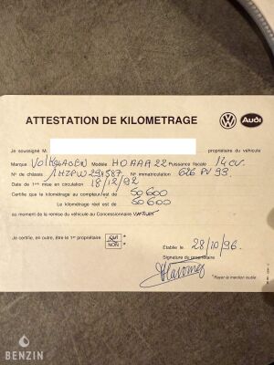 Volkswagen Golf 3 VR6 OBD1 - 1992