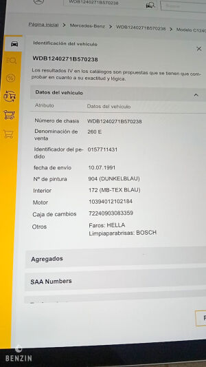 Mercedes-Benz 260 E “Pullman” W124 - 1991