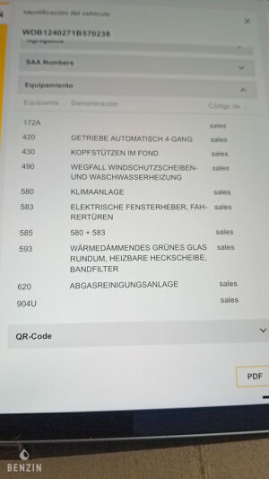 Mercedes-Benz 260 E “Pullman” W124 - 1991