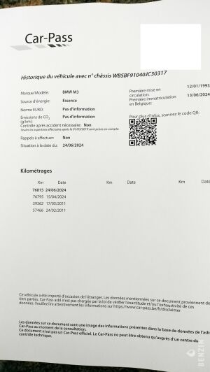 BMW M3 e36 3.0 - 1993