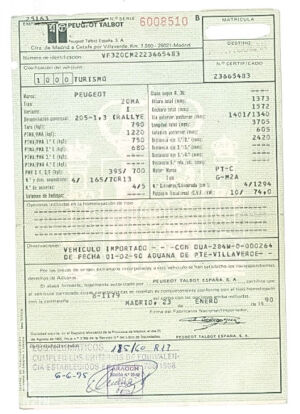 Peugeot 205 Rallye - 1990