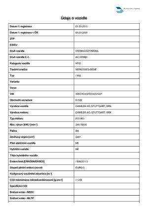 Mercedes-Benz G500 - 2013