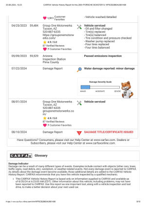 Porsche Boxster S “50 Jahre 550 Spyder” n°1273/1953 - 2004