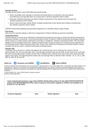 Porsche Boxster S “50 Jahre 550 Spyder” n°1273/1953 - 2004