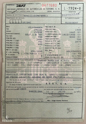 Volkswagen Golf 2 GTI - 1991