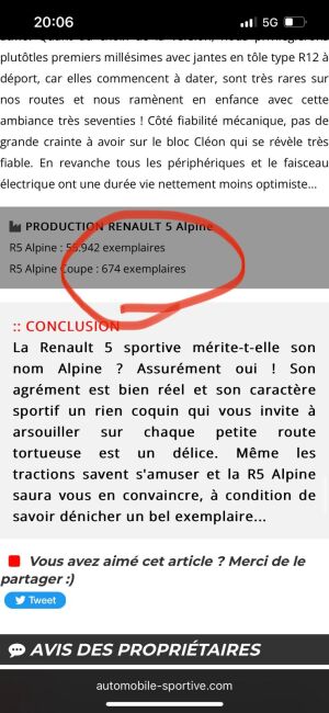 Renault 5 Alpine Coupe - 1979