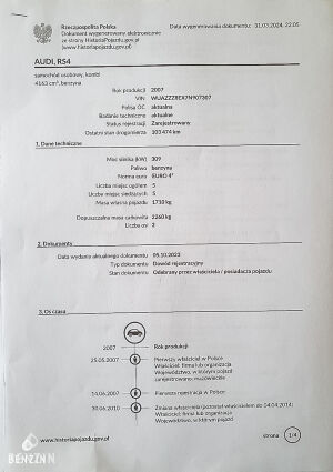 Audi RS4 B7 - 2007