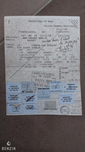 Peugeot 205 Sacré Numéro - 1994