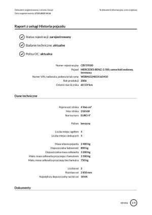 Mercedes-Benz G500*60k km - 2006