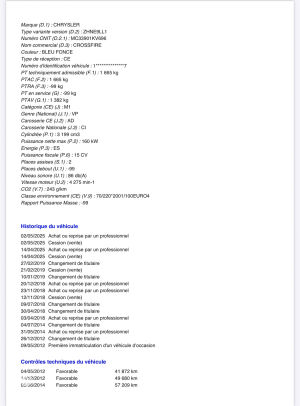 Chrysler Crossfire - 2005