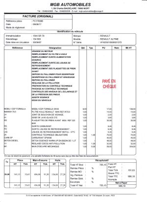 Alpine GTA V6 Turbo - 1987