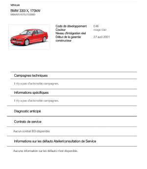 BMW 330xi e46 - 2001