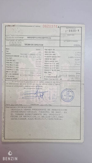 BMW M5 e34 3.6 - 1988