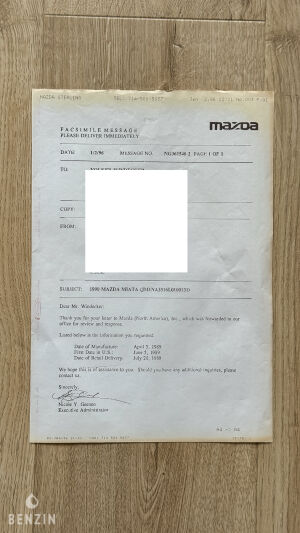 Mazda MX-5 NA - 1989