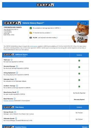 Mazda MX-5 NA - 1989