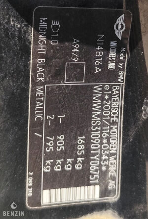 Mini Cooper S Cabriolet R57 - 2009