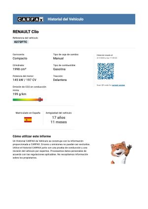 Renault Clio 3 RS F1 Team R27 16k km - 2007