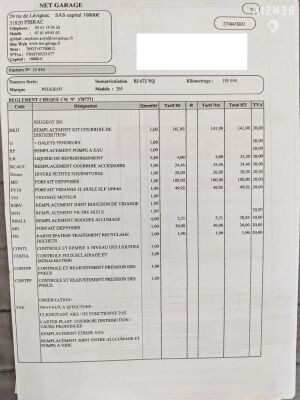 Peugeot 205 Cabriolet Roland Garros - 1990