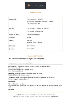 Peugeot 205 Cabriolet Roland Garros - 1990