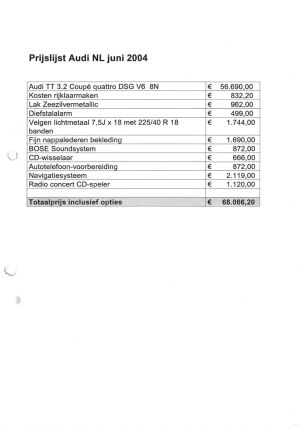 Audi TT 3.2 V6 Quattro - 2004