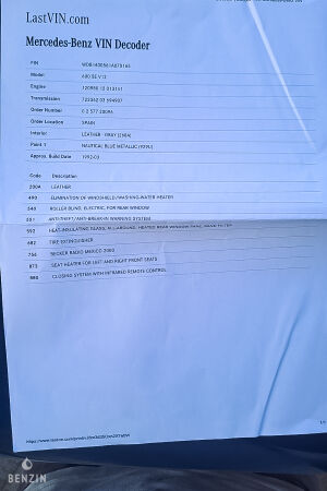 Mercedes-Benz 600SE W140 - 1993