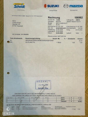 Mazda MX-5 NA - 1990