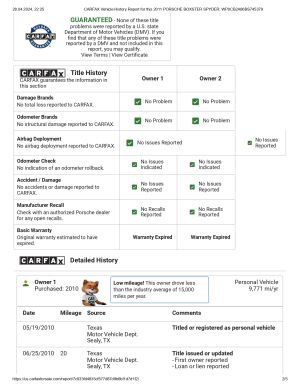 Porsche Boxster Spyder - 2011