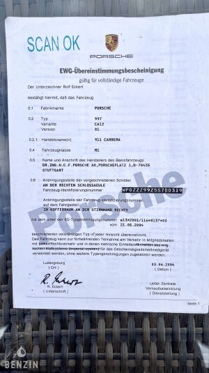 Porsche 911 type 997 Carrera - 2004