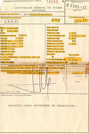 Porsche 928 S -  1984