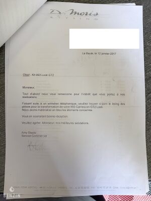 Porsche 911 Type 993 GT2 Kit - 1993