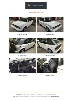 Volkswagen Golf 1.8 Cabriolet - 1991