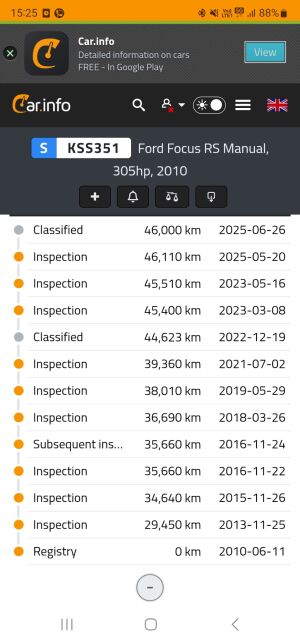Ford Focus RS MK2 445cv - 2010