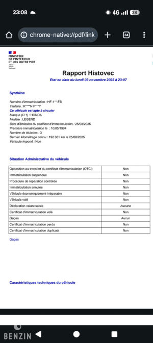 Honda Legend 3.2 - 1994