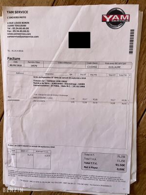 Yamaha 1200 VMax - 1990