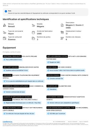 Renault Megane 2 RS Trophy 411/500 - 2005