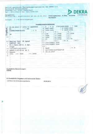 Bentley Continental GT W12 - 2014