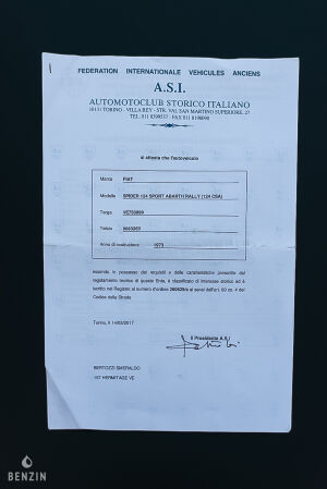 Fiat Abarth 124 CSA Sport Rallye - 1973