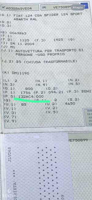 Fiat Abarth 124 CSA Sport Rallye - 1973