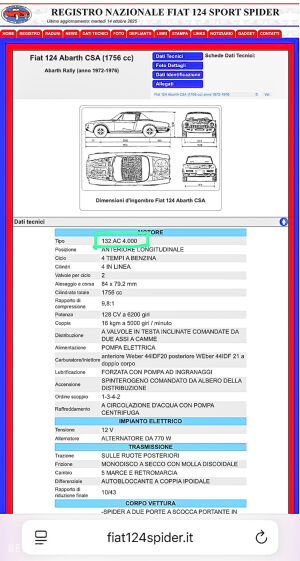 Fiat Abarth 124 CSA Sport Rallye - 1973