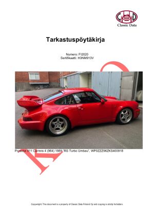 Porsche 911 type 964 “GT2 RS” 600hp - 1989