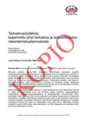 Porsche 911 type 964 “GT2 RS” 600hp - 1989