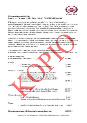 Porsche 911 type 964 “GT2 RS” 600hp - 1989