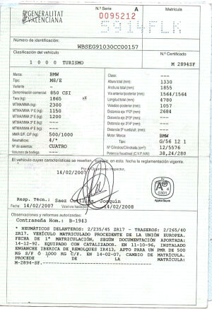 BMW 850CSi e31 - 1992