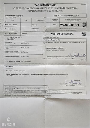 Mercedes-Benz 320CE AMG A124 - 1992