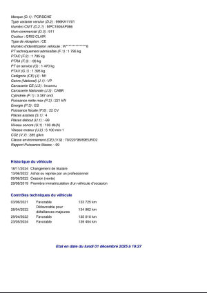 Porsche 911 type 996 Carrera Cabriolet - 1999