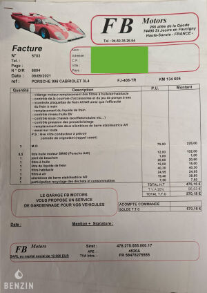 Porsche 911 type 996 Carrera Cabriolet - 1999