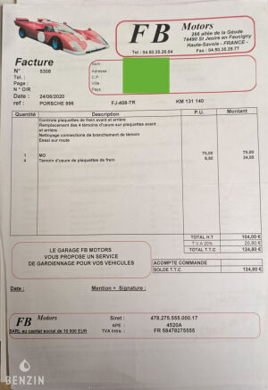 Porsche 911 type 996 Carrera Cabriolet - 1999