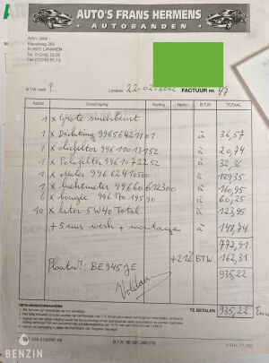 Porsche 911 type 996 Carrera Cabriolet - 1999