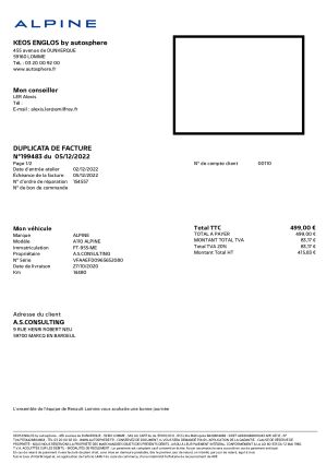 Alpine A110 Légende GT édition limitée n°30/400 - 2020