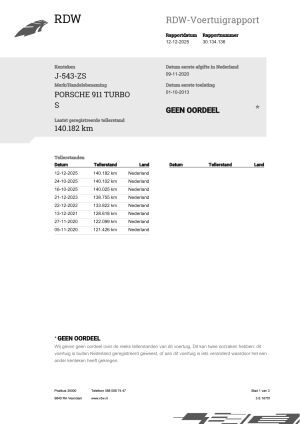 Porsche 911 type 991 Turbo S - 2013